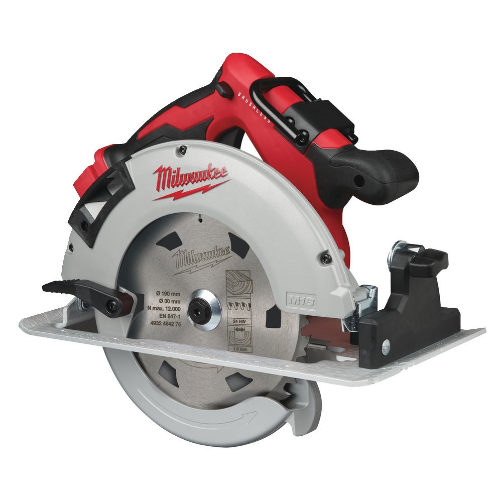 Milwaukee M18BLCS66-0X M18™ brushless circular saw with 190 mm blade, 66 mm cut