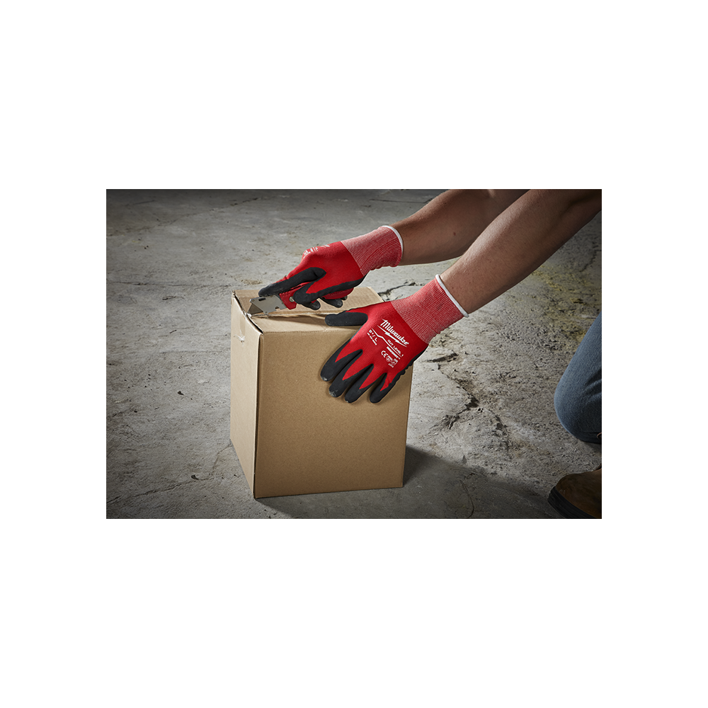 NITRILE COATED CUT-RESISTANT GLOVES CAT. 1/A 3121A TG10 MILWAUKEE 4932471418