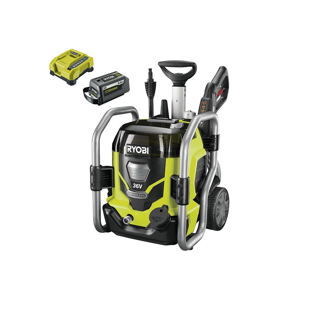 Ryobi RPW36120HI 36V 6Ah 120bar Brushless Battery Pressure Washer