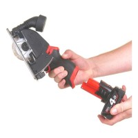 Mini multi-material cut-off machine 76mm M12 + 2 Batt. Milwaukee M12FCOT-422X 1Kg