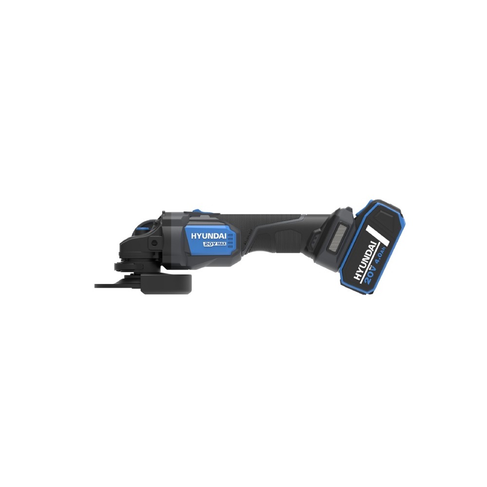 Smerigliatrice Angolare 125mm 20V +1 Batt. 4Ah Hyundai 25859 1,4Kg