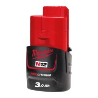 Batteria M12 B3 3Ah Milwaukee 4932451388 Redlithium