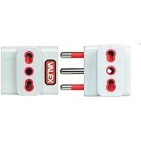 VALEX 1140004 ADAPTER SP. 16A-3SOCKETS TWO-PIN