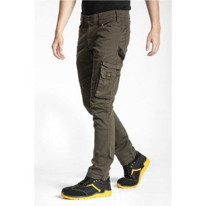 PANT GREEN COTTON 280gr FIBREFLEX TG 46/M Rica Lewis JOBC