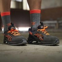 Scarpe Antinfortunistiche U-Power Ryder S ESD S1PS FO SR Grey/Orange