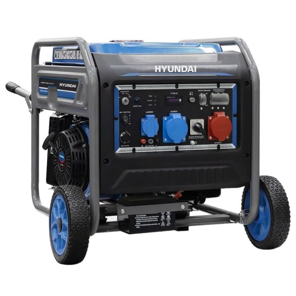 Generatore di corrente 7,5Kw Inverter Benzina Full Power Hyundai 65360 460cc 18HP