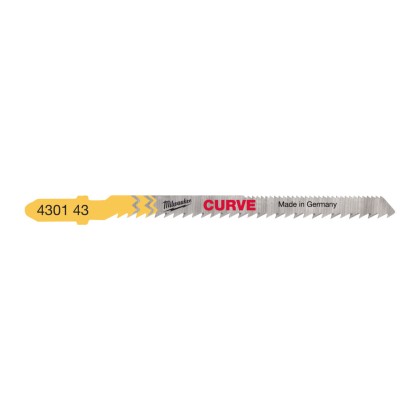 Set 5 Lame Per Seghetto Alternativo Tagli Curvi 75 X 2.5 Mm Milwaukee 4932430143
