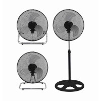 Ventilatore Tris Con Mesh Grill ø 45 90w 3 Velocita' Oscillante 3 In 1 Vinco 70750