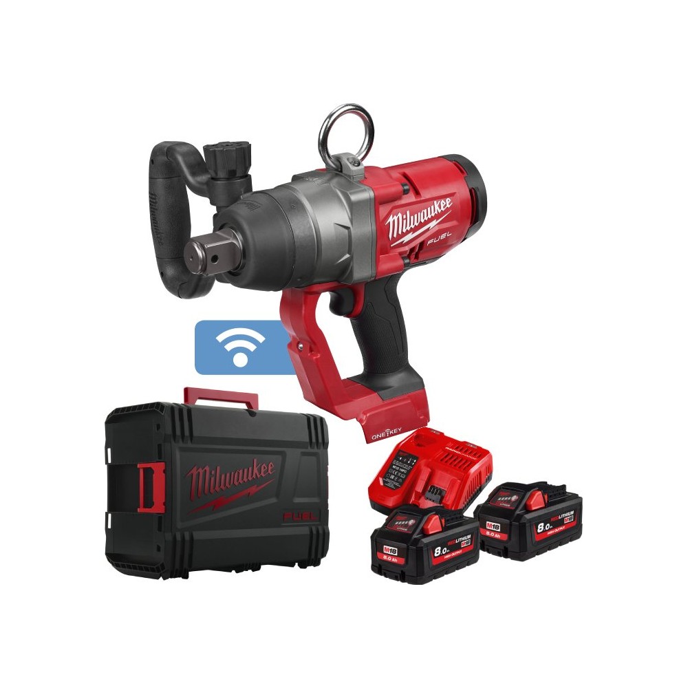 Avvitatore ad impulsi One-Key M18 con attacco 1" Milwaukee M18ONEFHIWF1-802X 2033Nm