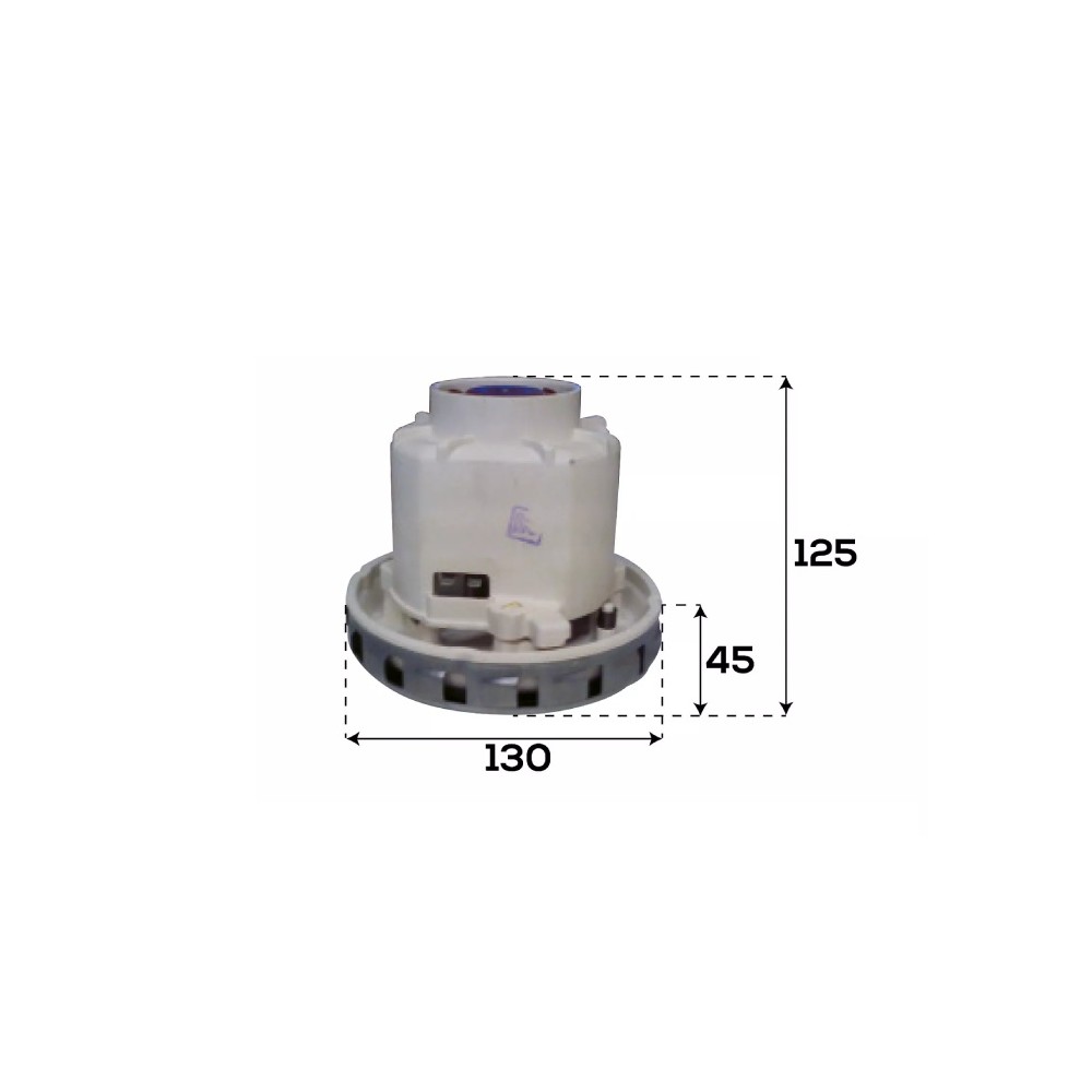 Motore per Aspirapolvere Aspiraliquidi W1200 Volt220 Tipo Lavor Domel 467.3.245