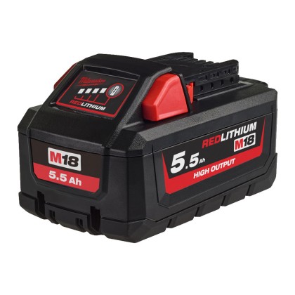 Batteria M18 HB5.5 5.5Ah Milwaukee 4932464712 High Output