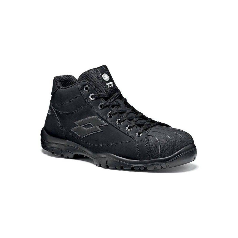 Scarpe Antinfortunistiche Lotto Jump 350 II Mid S3L SR FO Black