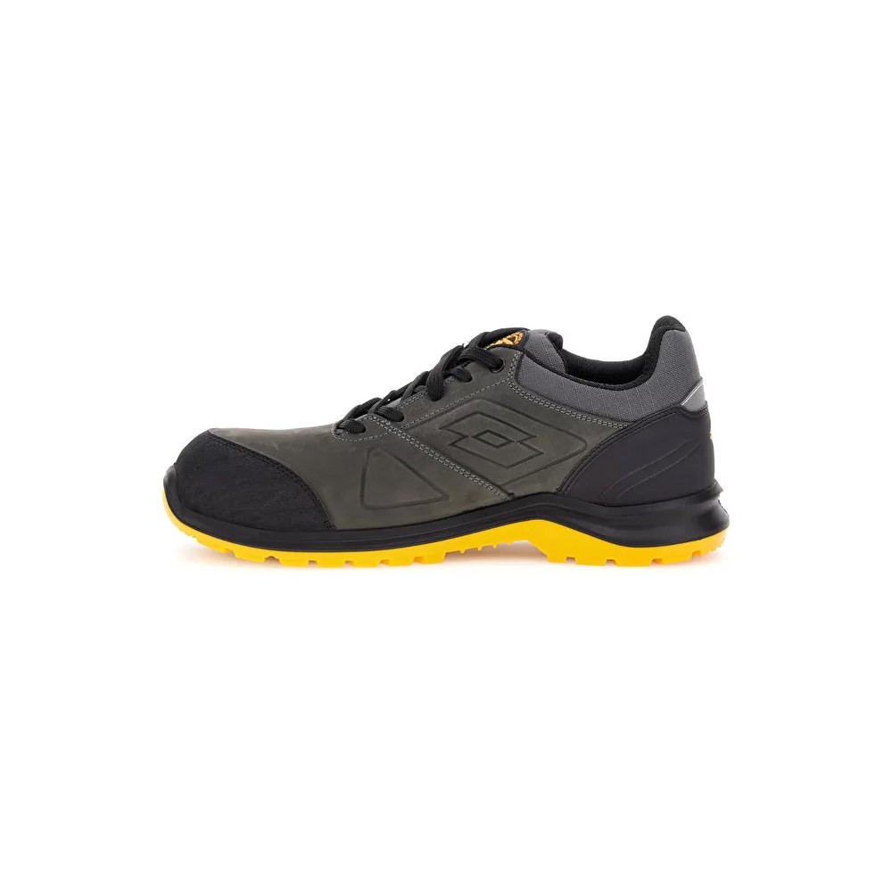 Scarpe antinfortunistiche Lotto Hit 250 S3 SRC WR HDRY Asphalt-black-radiant yellow