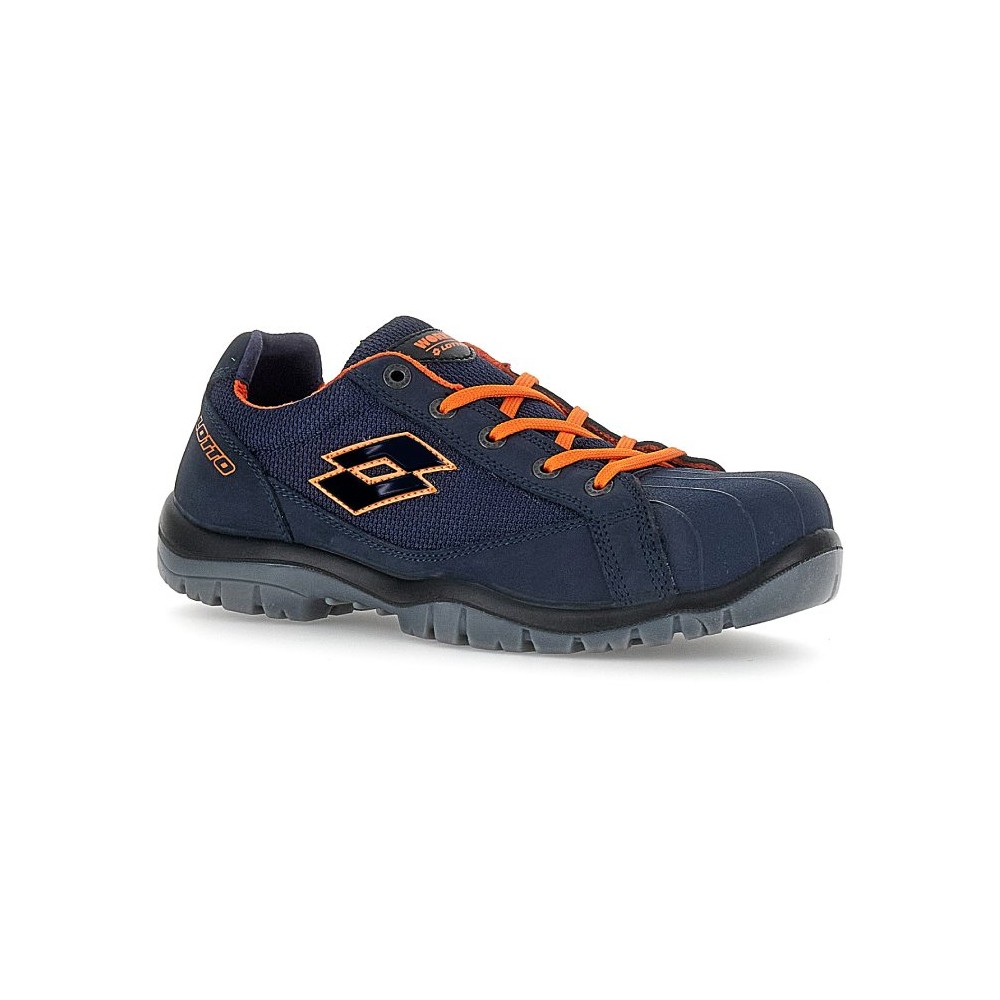 Scarpe Antinfortunistiche Lotto Jump 550 II S1P SR FO Blue/Vibrant Orange