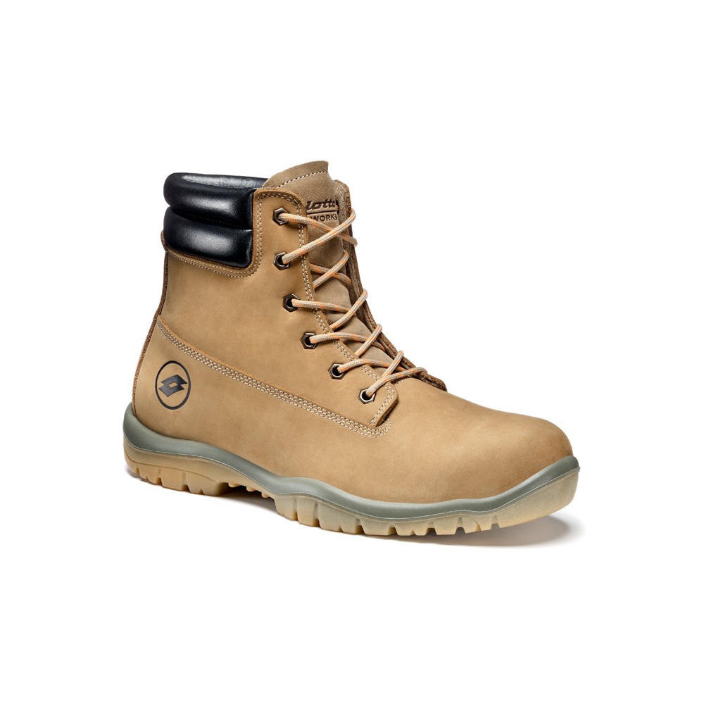 Scarpe Antinfortunistiche Lotto Jump 950 R6987 High S3 SRC Tan Sand