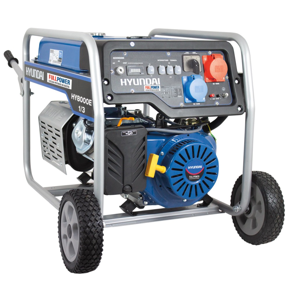 Generatore di corrente benzina Dynamic 8KW 420CC AVR hyundai 65018