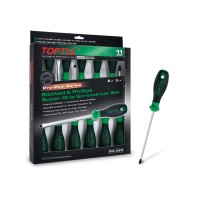 Set 11 cacciaviti croce e lama Toptul GFE-1101 CR-V