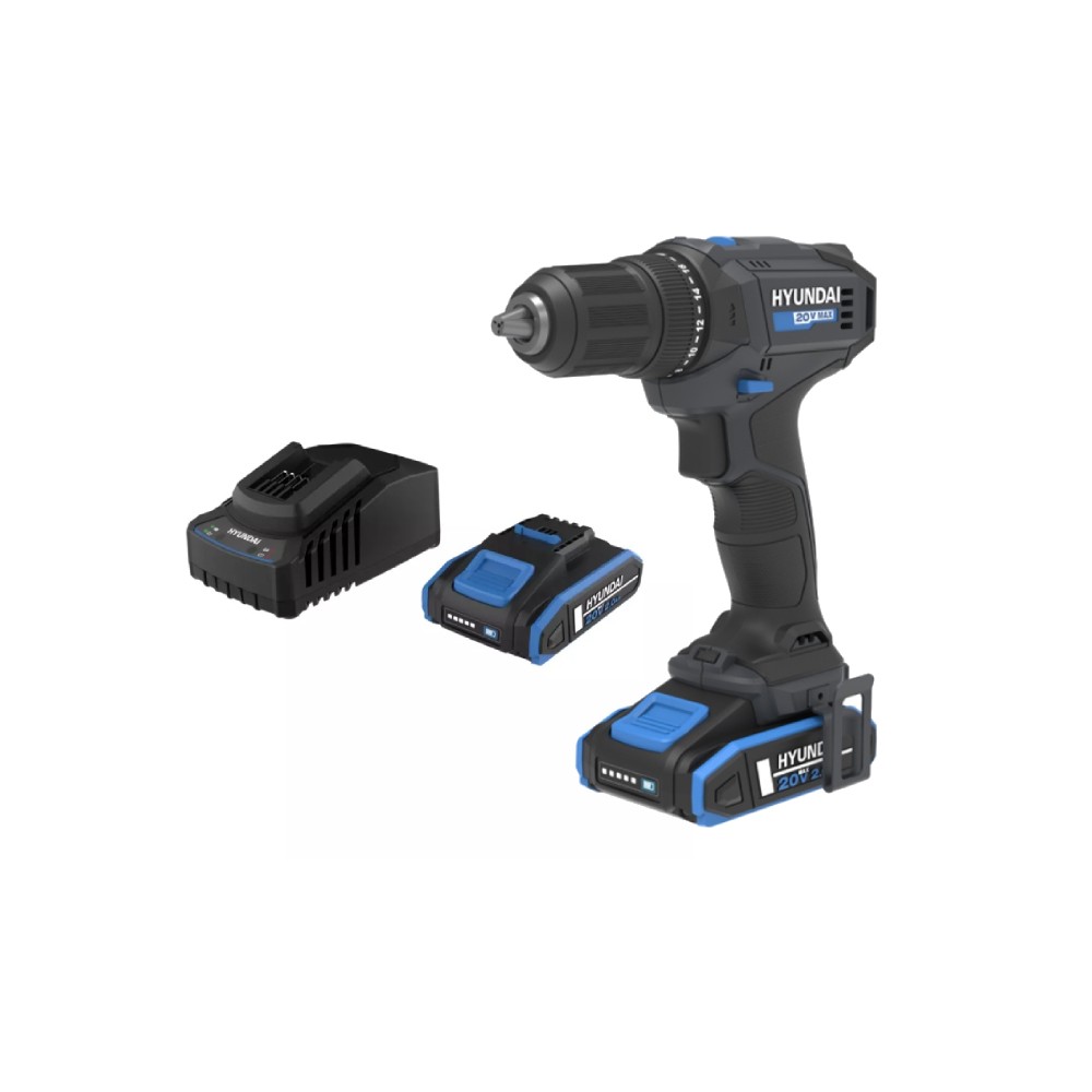 Avvitatore a Percussione Brushed 20V +2 Batt. 2Ah Hyundai 25871 40Nm