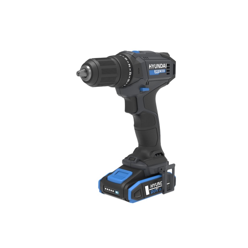 Avvitatore a Percussione Brushed 20V +2 Batt. 2Ah Hyundai 25871 40Nm