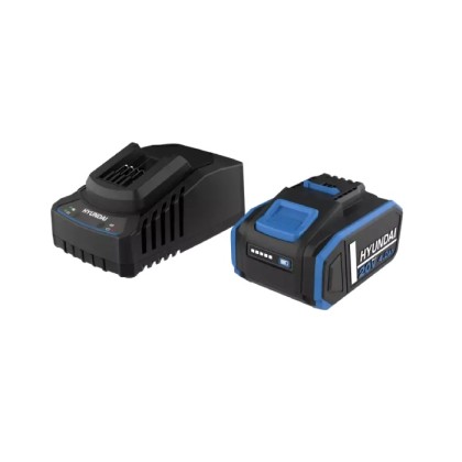 Starter Pack Hyundai 25899 Batteria 20v 4Ah 25895  + Carica Batterie 25896