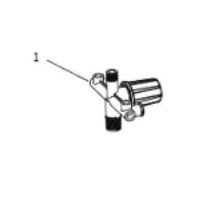 HYUNDAI 92171 Regolatore pressione 4 vie (3x 1/4'', 1x 1/8'') HYUNDAI 92171 Regolatore pressione 4 vie (3x 1/4'', 1x 1/8'')