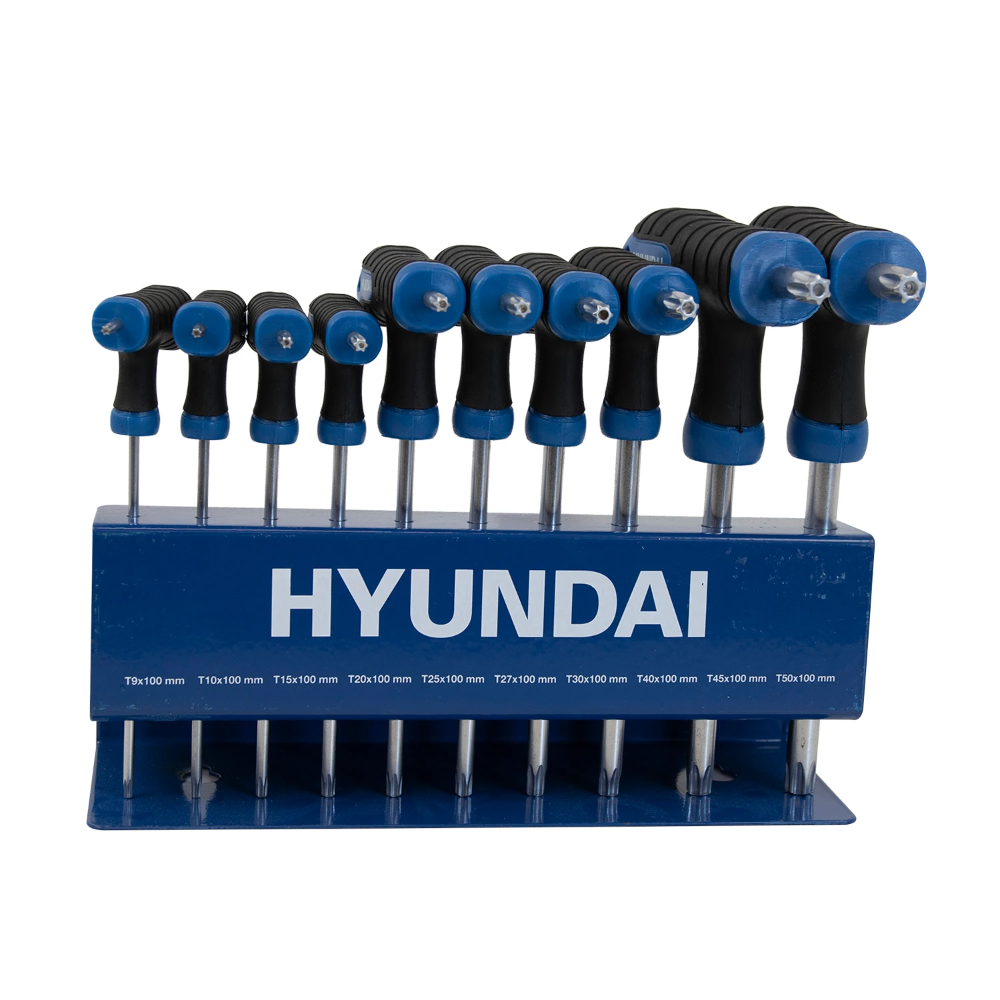 SET 10 CHIAVI TORX TX10 80CM Hyundai 59527 SET 10 CHIAVI TORX TX10 80CM Hyundai 59527