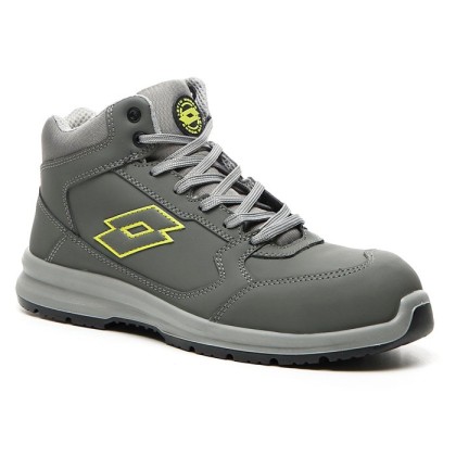 Scarpe Antinfortunistiche Lotto Race 200 T8136 Mid S3 SRC Asphalt/Green