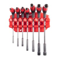 Set Magnetico Chiavi a Bussola con Impugnatura Comfort Milwaukee 4932498704 7Pz