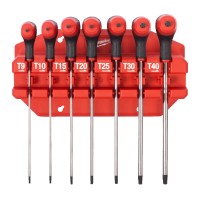 Set Magnetico Chiavi Torx Impugnatura Comfort Milwaukee 4932498690 7Pz
