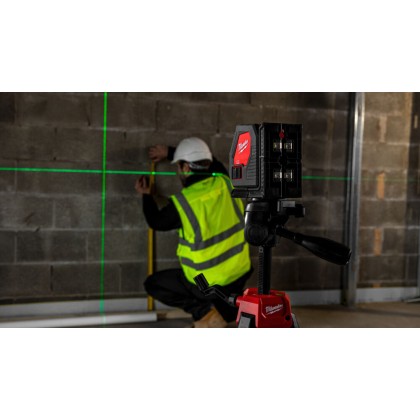 Laser Lineare Verde Alcalino A Due Linee Milwaukee CLL-C