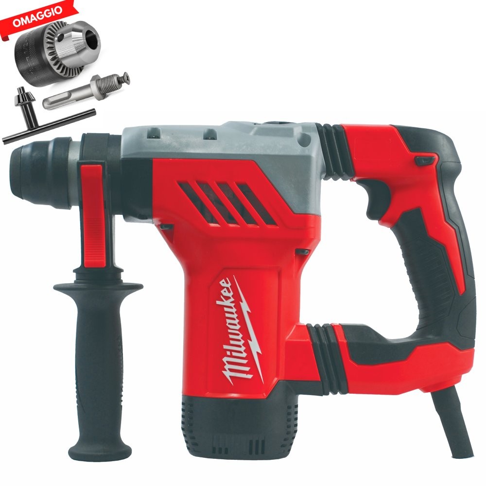 Tassellatore SDS-PLUS 28mm Milwaukee PLH28E 3 modalità + Mandrino Omaggio