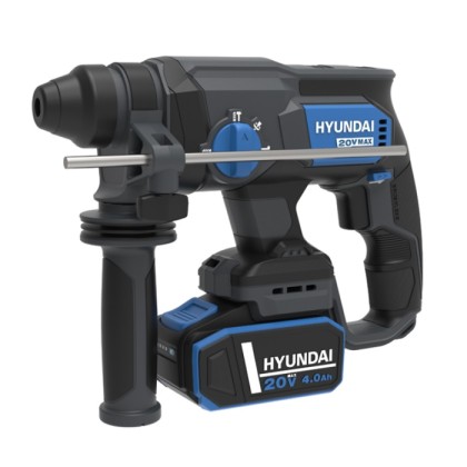 Trapano martello tassellatore SDS-PLUS 22mm 20V Hyundai 25860 Nudo +Mandrino Omaggio