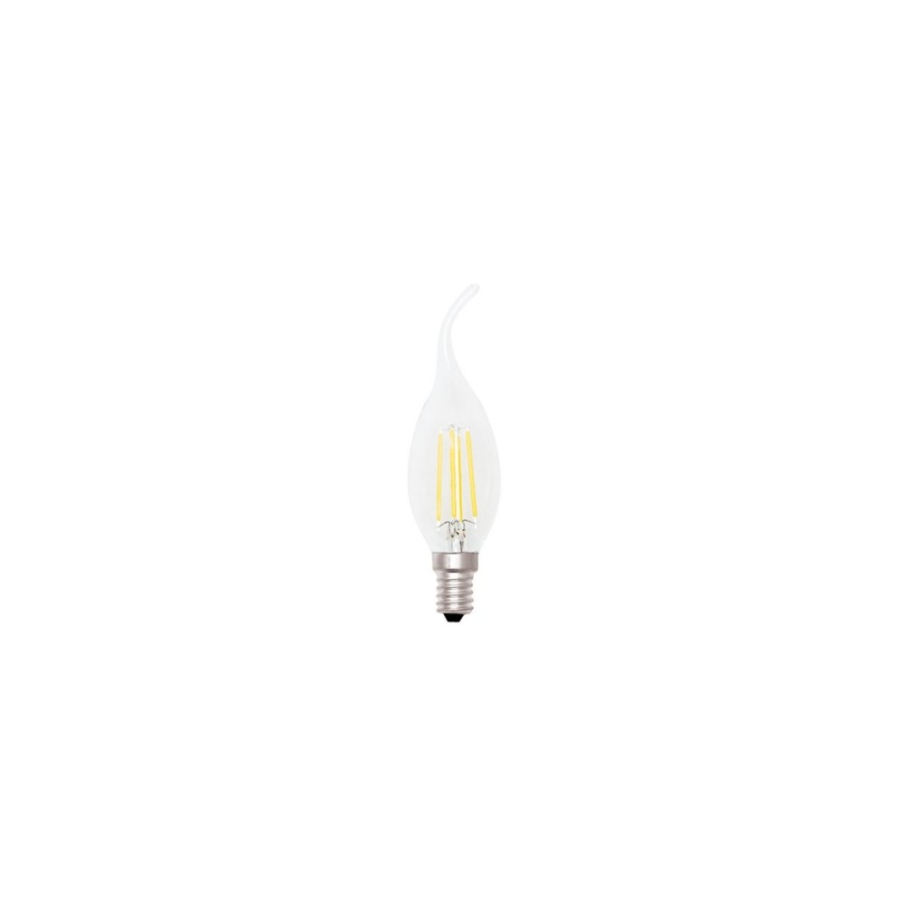 LAMPADINA CANDELA A FILAMENTO LED 4W E14 470lm L. CALDA