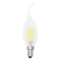 LAMPADINA FIAMMA A FILAMENTO LED 4W E14 430lm L. CALDA