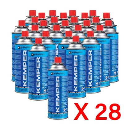 Set 28 Cartucce Gas Butano 227g 390ml Kemper 577