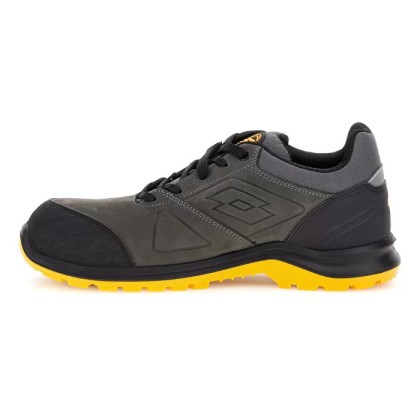 Scarpe antinfortunistiche Lotto Hit 250 S3 SRC WR HDRY Asphalt-black-radiant yellow