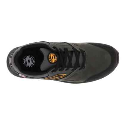 Scarpe antinfortunistiche Lotto Hit 250 S3 SRC WR HDRY Asphalt-black-radiant yellow