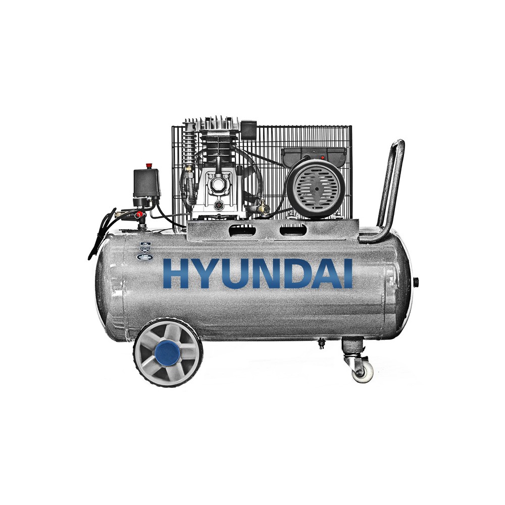 Compressore lubrificato 100L hyundai 3hp hyundai 65604