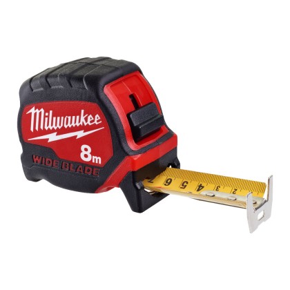 Flessometro 8 Metri Serie Wide Blade Milwaukee 4932471816