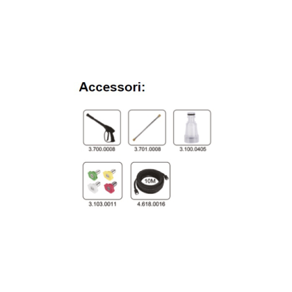 Outlet -Esposizione-Idropulitrice Pro Acqua Calda 150Bar 900L/h Kydra KPC H5-1815 5500W 3F