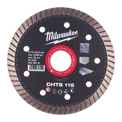 Disco Diamantato Dhts 115mm - Gres Porcellanato E Marmo Milwaukee 4932399145