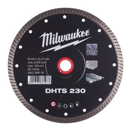 Disco Diamantato Dhts 230mm - Gres Porcellanato E Marmo Milwaukee 4932399550