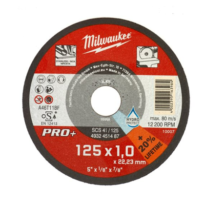 Dischi Da Taglio 125x1 Mm Milwaukee 4932451487