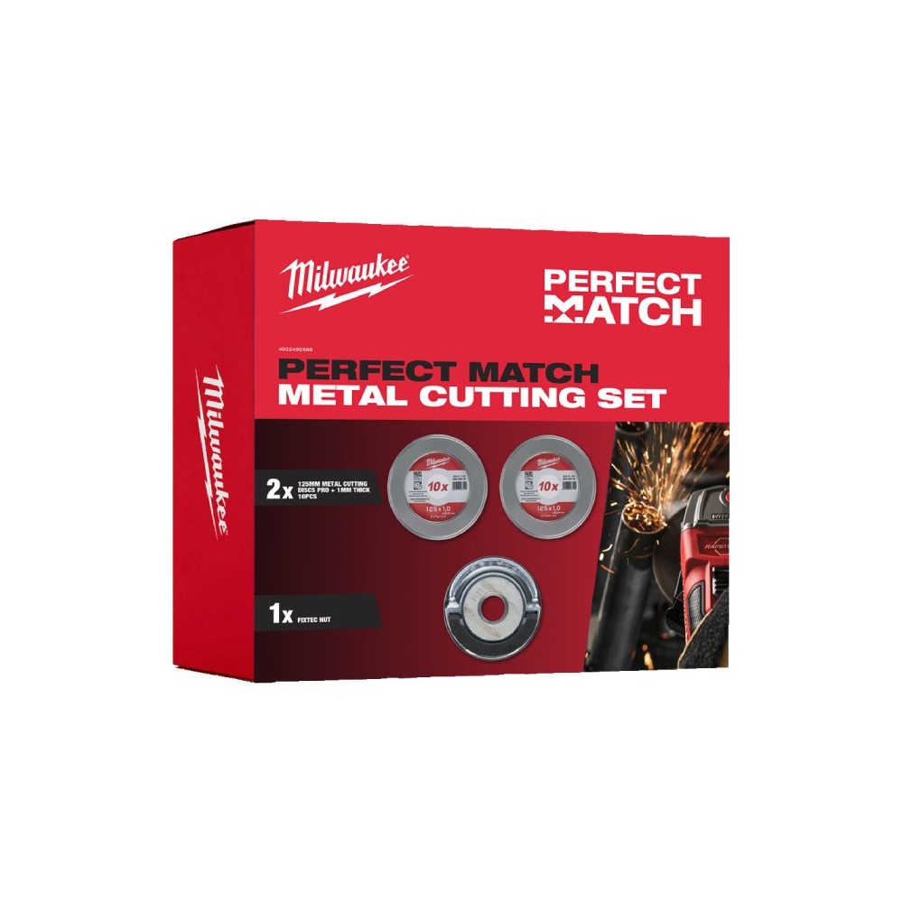 Dischi per smerigliatrice 125x1mm  + ghiera Milwaukee 4932492888