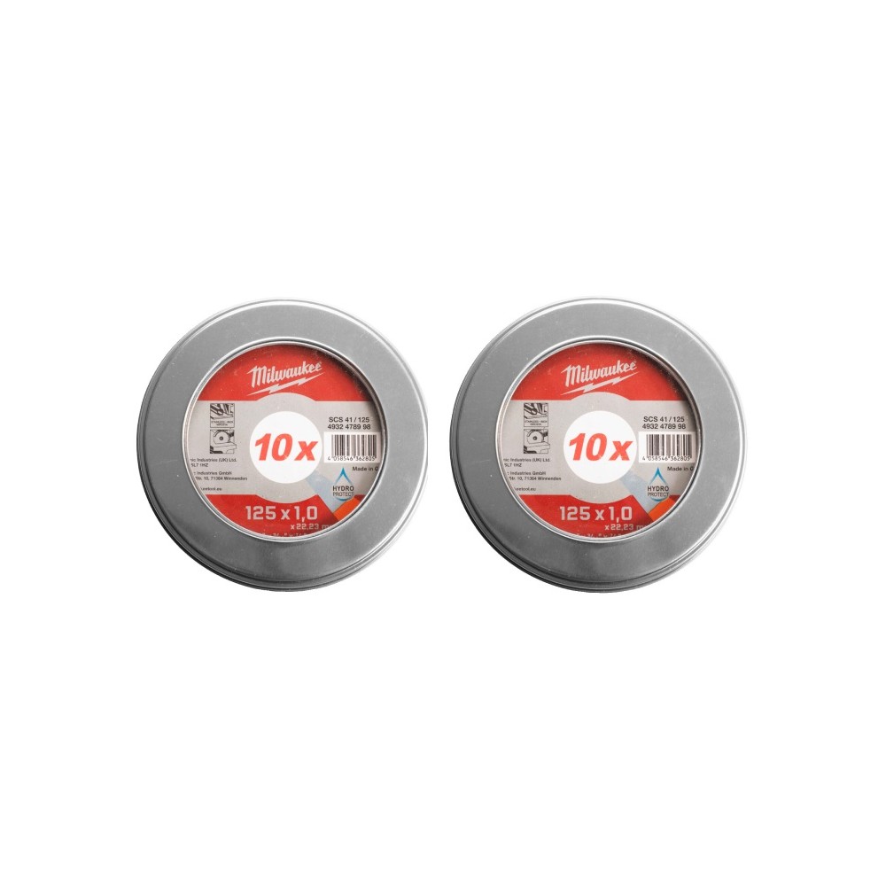 Dischi per smerigliatrice 125x1mm  + ghiera Milwaukee 4932492888