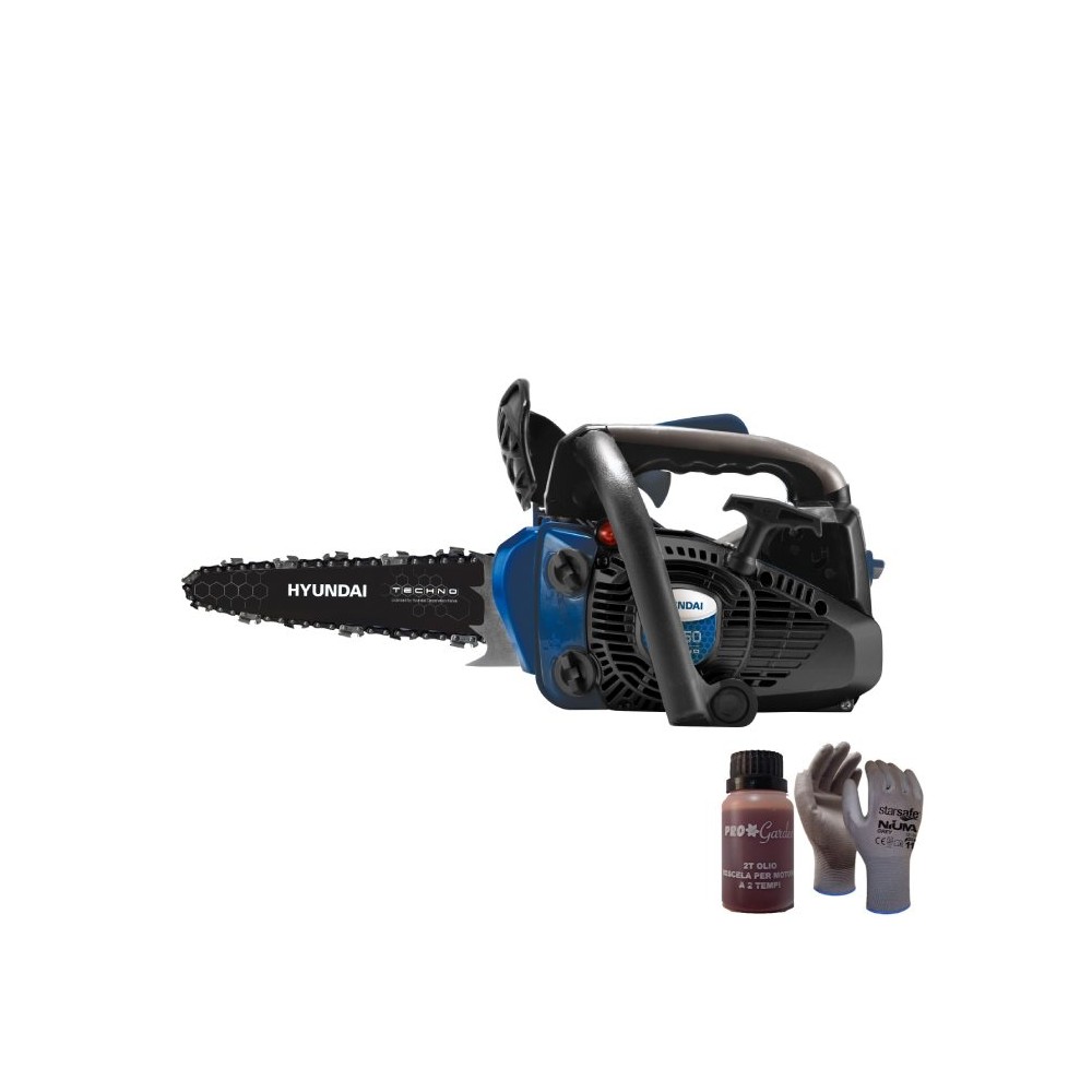 Motosegada potatura Compatta 2 Tempi 25cc Hyundai 35050 25cm Carving +Omaggi