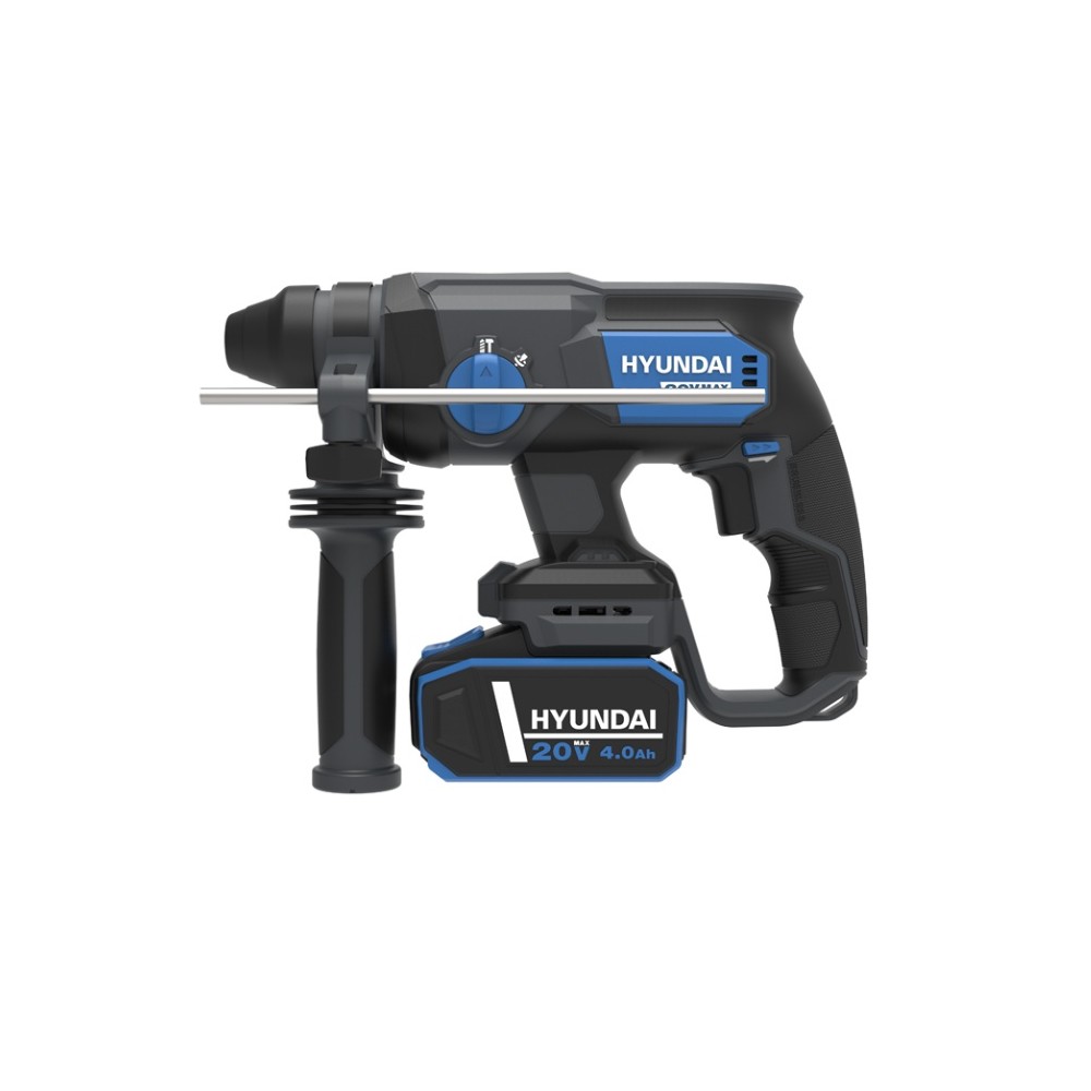 Trapano martello tassellatore SDS-PLUS 22mm 20V Hyundai 25860 Nudo +Mandrino Omaggio