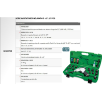 TOPTUL KAAB1640 AVVITATORE PNEUMATICO 1/2" 542Nm