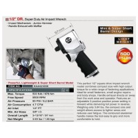 TOPTUL KAAQ1650 AVVITATORE PNEUMATICO 1/2" 678Nm