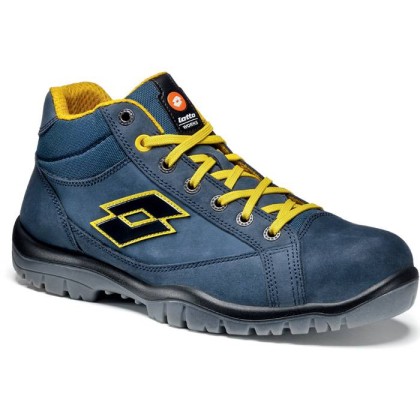 Scarpe Antinfortunistiche Lotto Jump 300 II Mid S3L SR FO Blue/Blazing Yellow